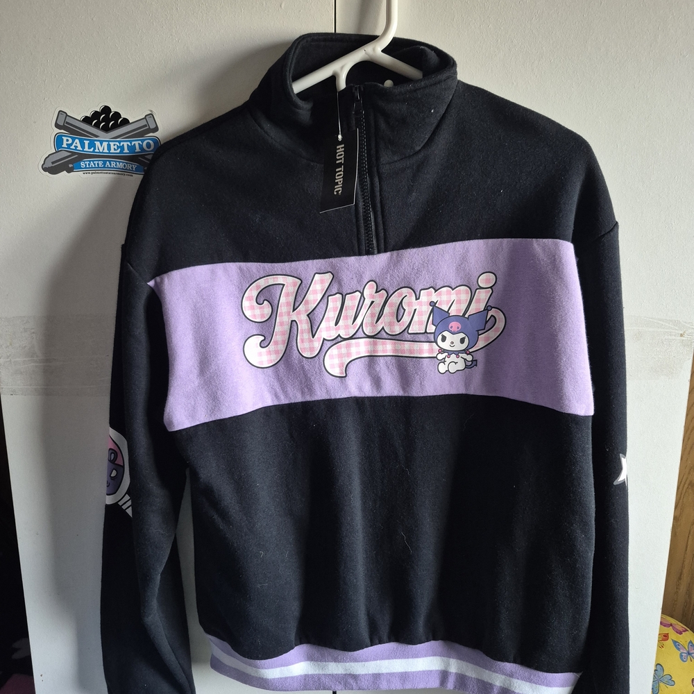 Sanrio Black and Purple Kuromi Sweater